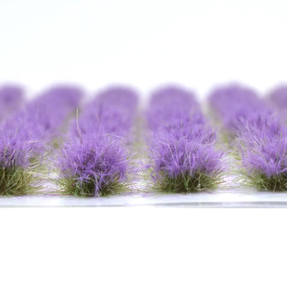 Hohe Wildgrasbüschel 12 mm – Lavendel - natürliche hohe Vegetation für Diorama und Tabletop Landschaften
