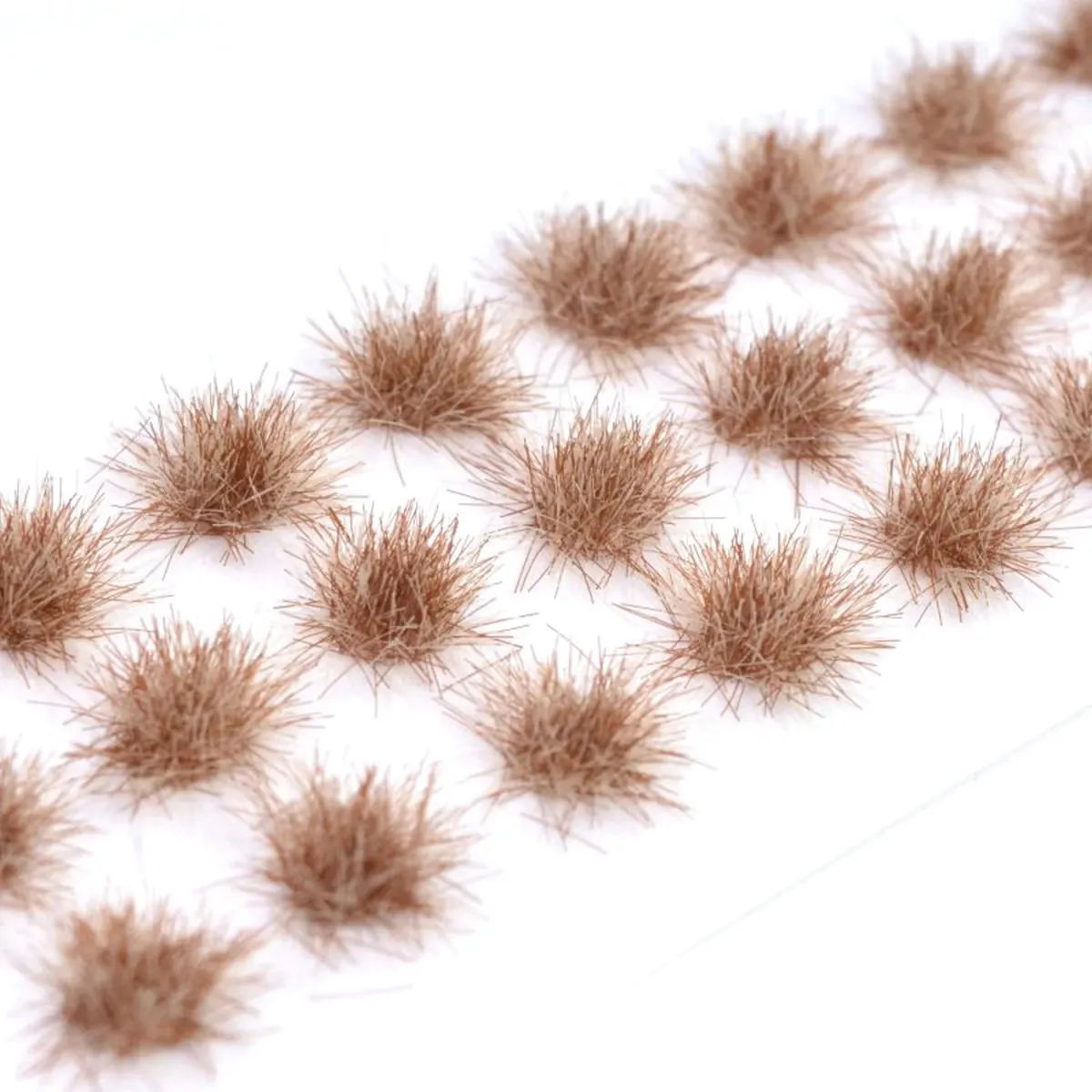 Klassische Grasbüschel 4–6 mm - Steppenrasen - realistische Standard-Vegetation für Modellbau und Tabletop Gelände