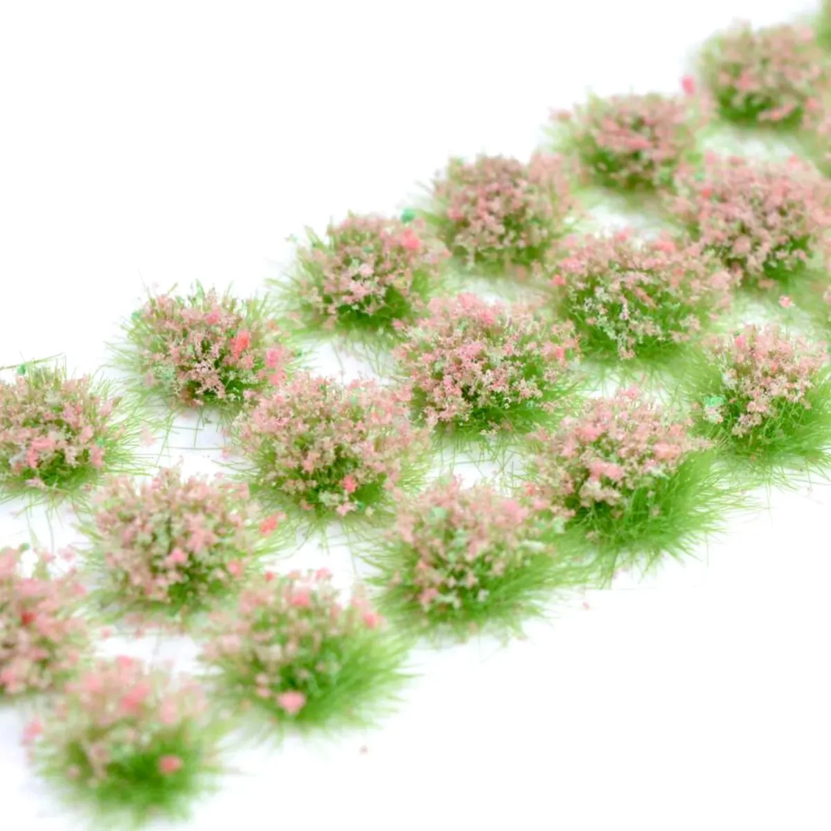 Klassische Grasbüschel 4–6 mm - Wildmohn - realistische Standard-Vegetation für Modellbau und Tabletop Gelände