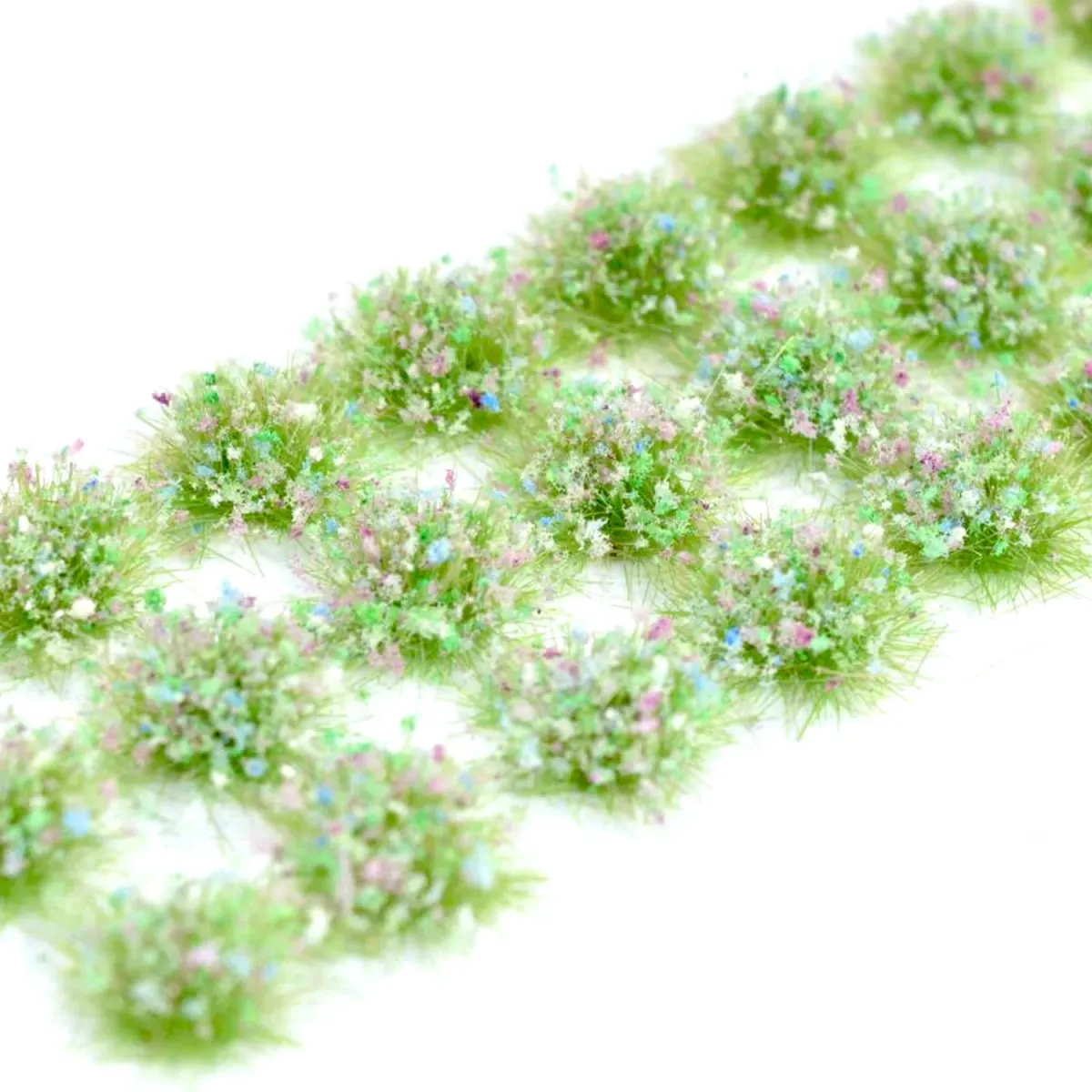 Klassische Grasbüschel 4–6 mm - Kornfeldblau - realistische Standard-Vegetation für Modellbau und Tabletop Gelände