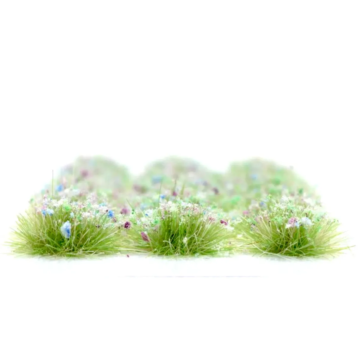 Klassische Grasbüschel 4–6 mm - Kornfeldblau - realistische Standard-Vegetation für Modellbau und Tabletop Gelände