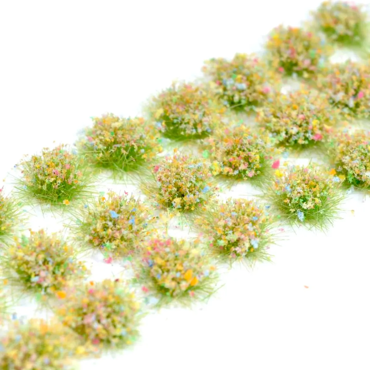 Klassische Grasbüschel 4–6 mm - Sommerwiese - realistische Standard-Vegetation für Modellbau und Tabletop Gelände