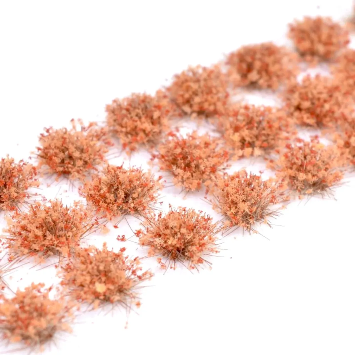 Klassische Grasbüschel 4–6 mm - Oxidrot - realistische Standard-Vegetation für Modellbau und Tabletop Gelände