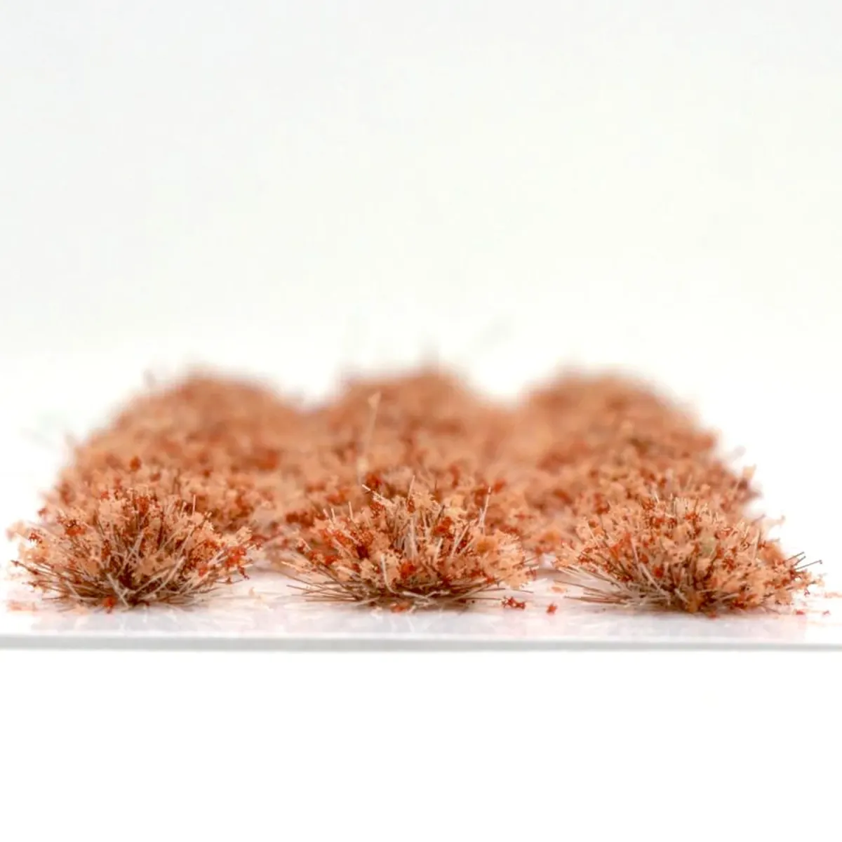 Klassische Grasbüschel 4–6 mm - Oxidrot - realistische Standard-Vegetation für Modellbau und Tabletop Gelände