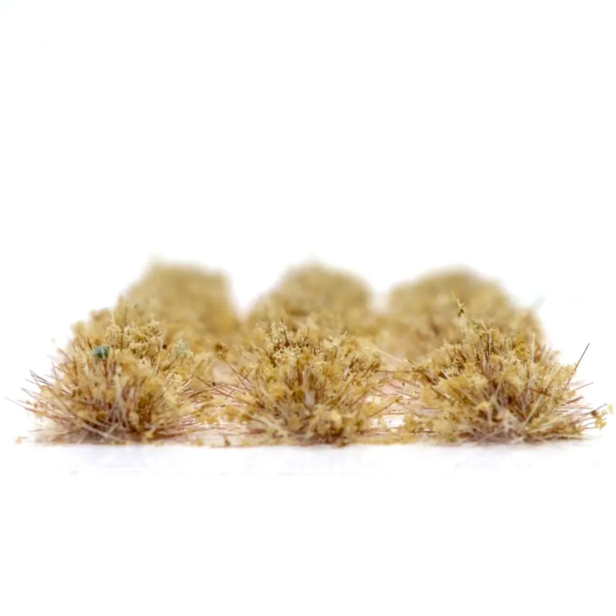 Klassische Grasbüschel 4–6 mm - Sepiafeld - realistische Standard-Vegetation für Modellbau und Tabletop Gelände