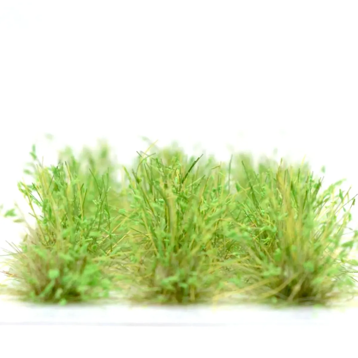 Hohe Wildgrasbüschel 12 mm – Grüner Tee - natürliche hohe Vegetation für Diorama und Tabletop Landschaften