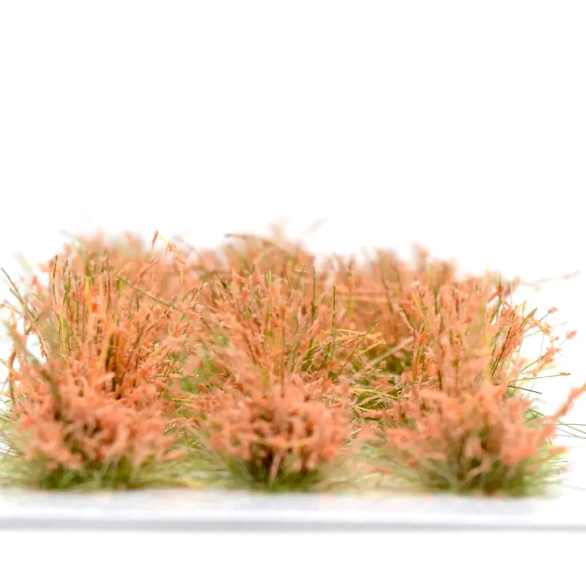Hohe Wildgrasbüschel 12 mm –Blütenorange - natürliche hohe Vegetation für Diorama und Tabletop Landschaften