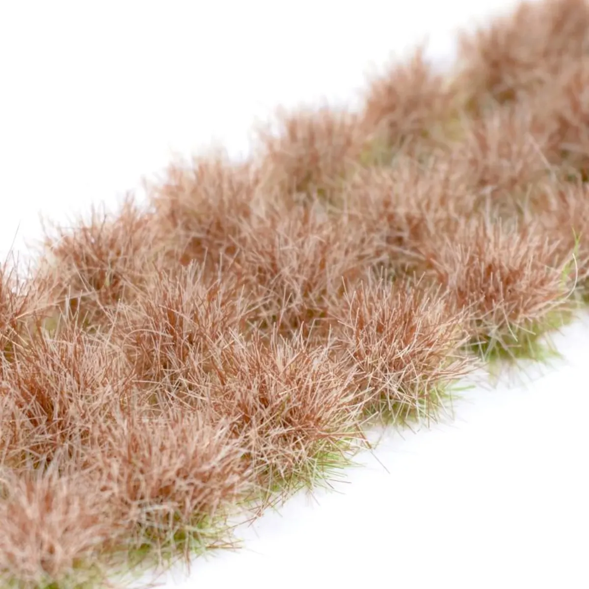 Hohe Wildgrasbüschel 12 mm –Stroh dunkel - natürliche hohe Vegetation für Diorama und Tabletop Landschaften