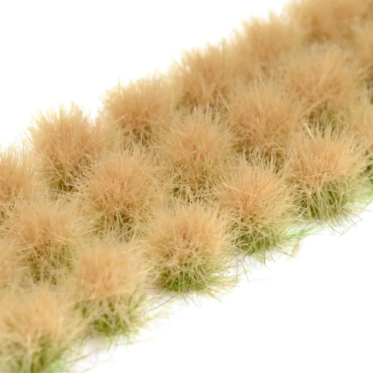 Hohe Wildgrasbüschel 12 mm – Wüstenton - natürliche hohe Vegetation für Diorama und Tabletop Landschaften