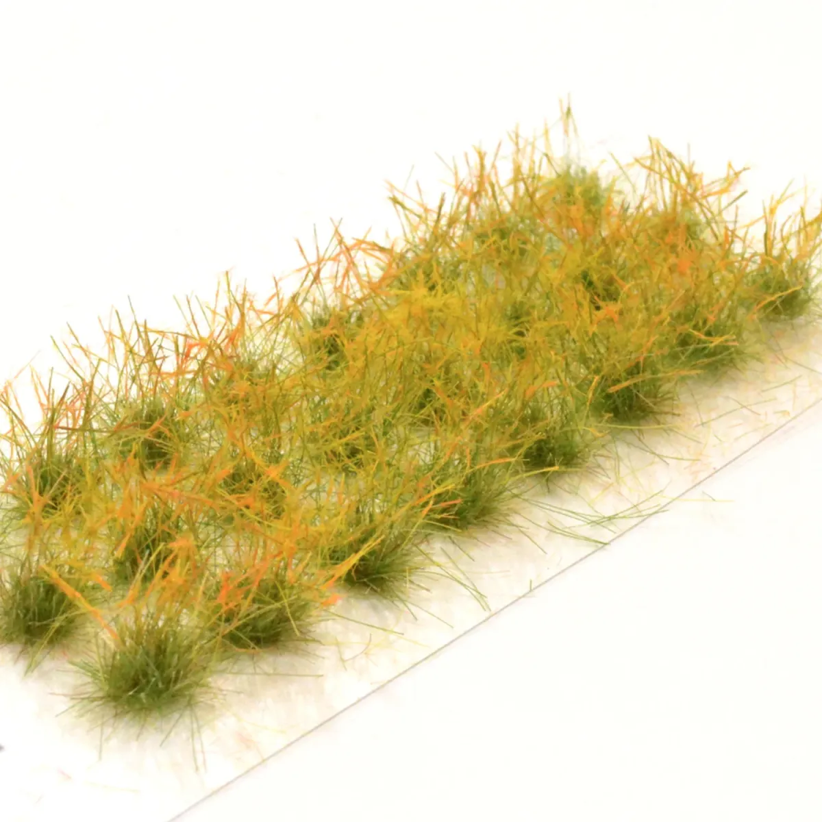 Hohe Wildgrasbüschel 12 mm – Goldgelb-Mix - natürliche hohe Vegetation für Diorama und Tabletop Landschaften
