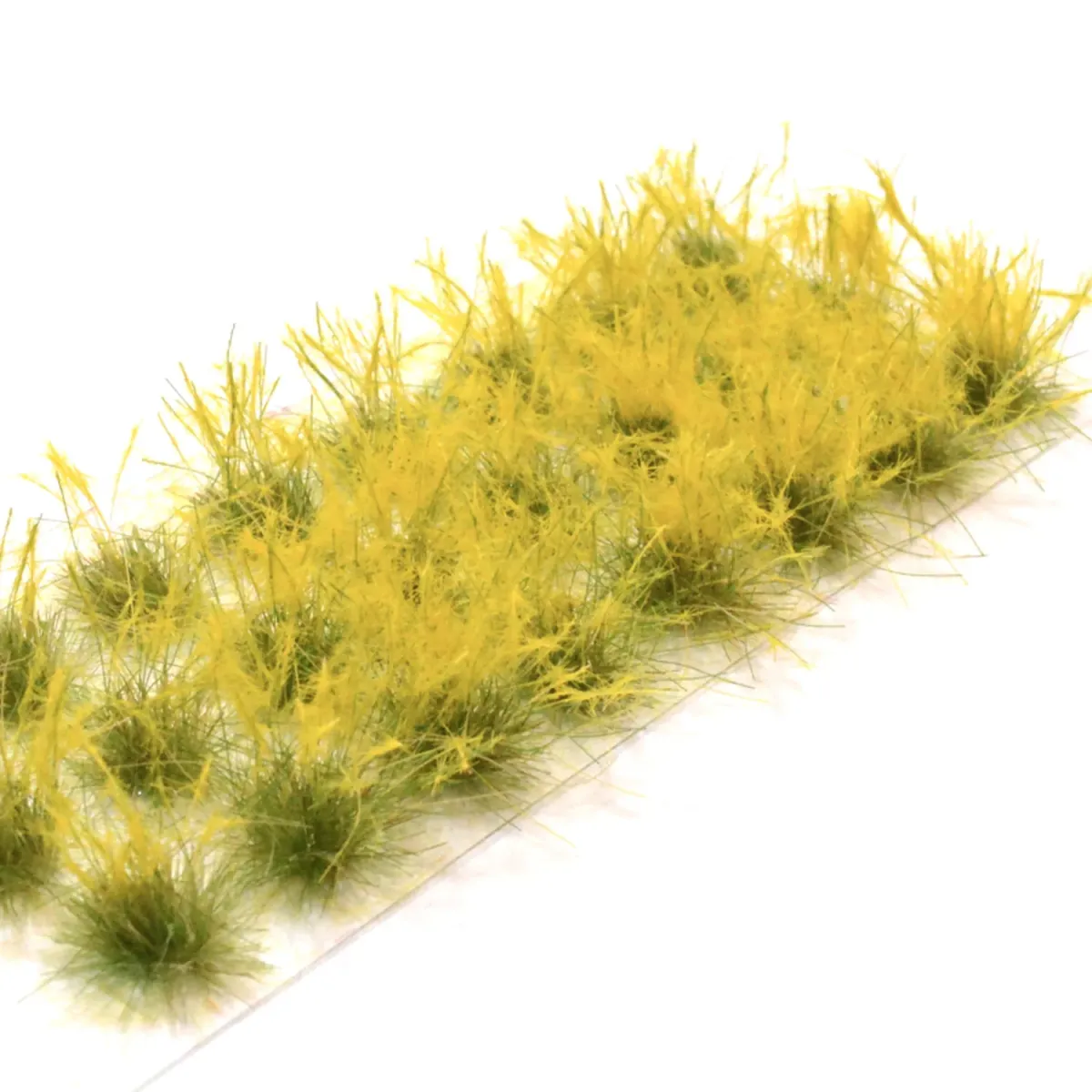 Hohe Wildgrasbüschel 12 mm – Ginster - natürliche hohe Vegetation für Diorama und Tabletop Landschaften