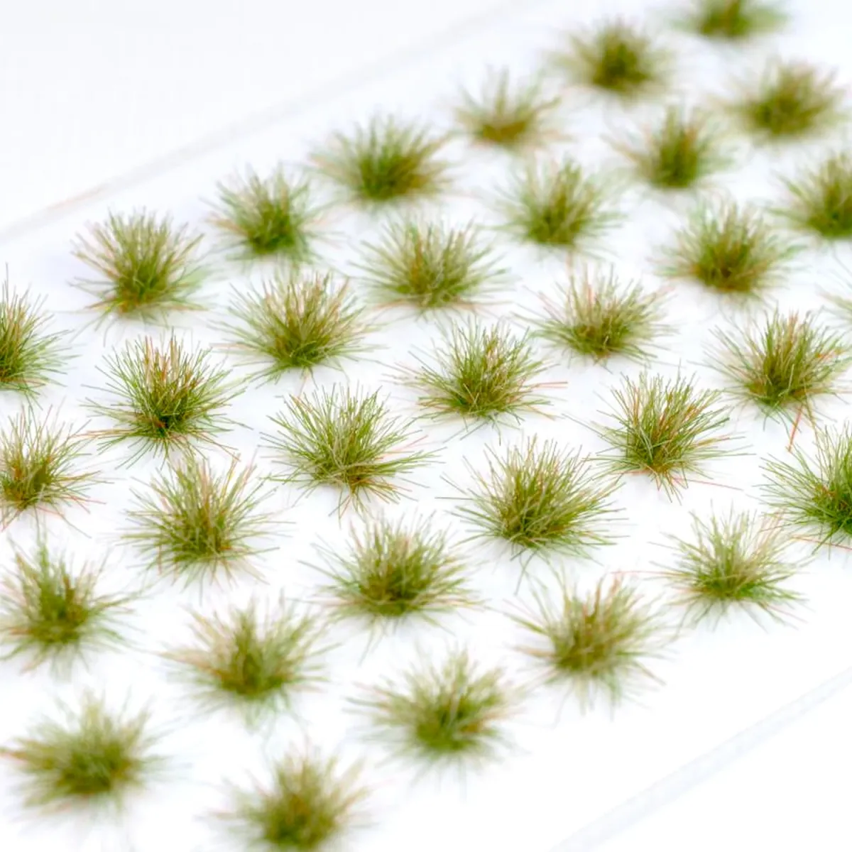 Feine Grasbüschel 2–4 mm – Wildgras No.4 - niedrige Miniatur Vegetation für Diorama, Tabletop und Modelleisenbahn