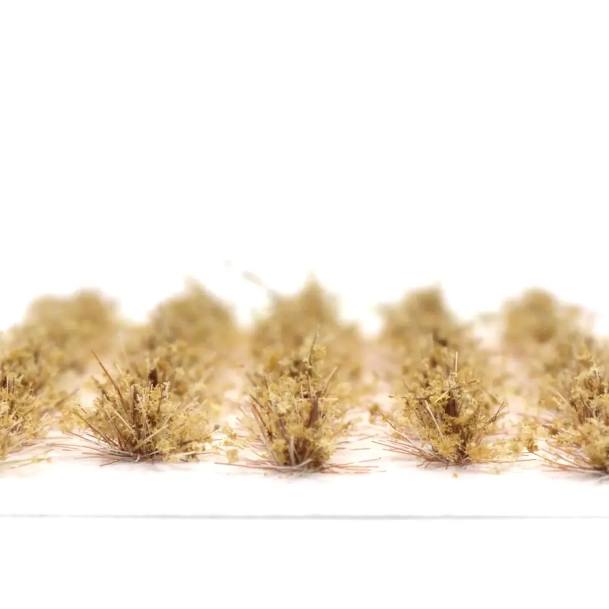 Feine Grasbüschel 2–4 mm - Sepiadunkel - niedrige Miniatur Vegetation für Diorama, Tabletop und Modelleisenbahn