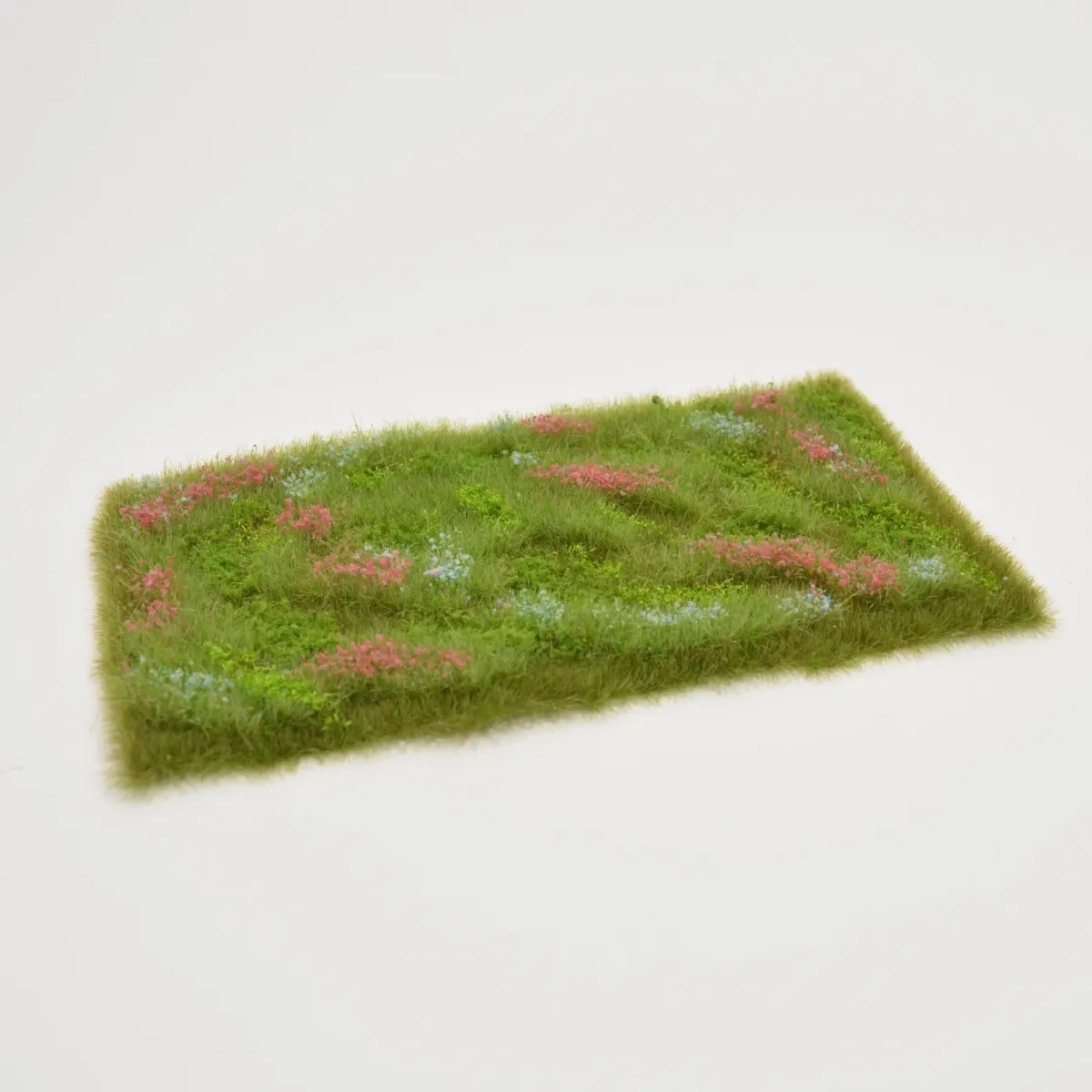 Busch- und Strauchgras ab 12 mm – Grasmatte - Blütenfeld - für realistische Diorama- und Modellbau-Szenen