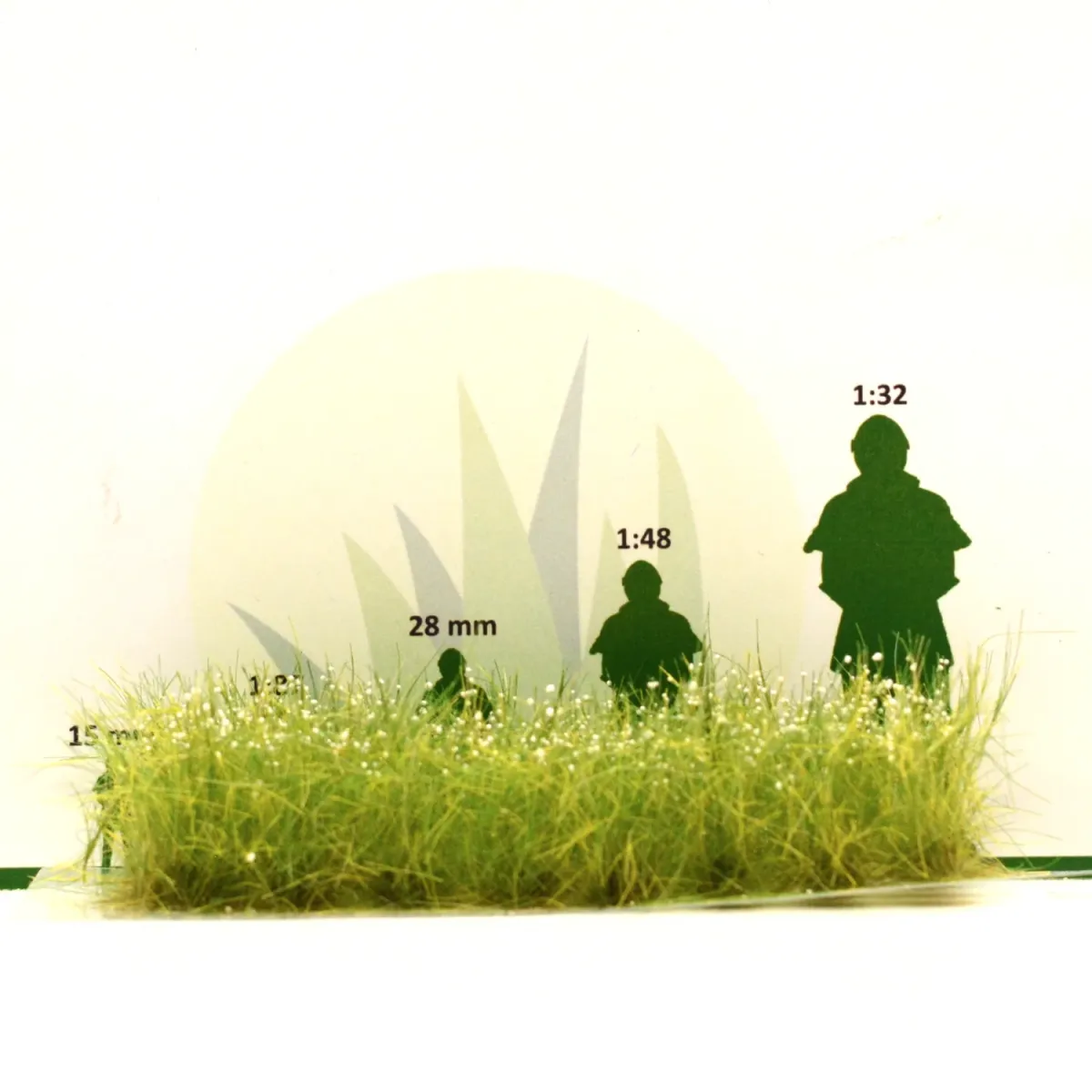 Busch- und Strauchgras ab 12 mm – Buschgras - Dünengras - für realistische Diorama- und Modellbau-Szenen