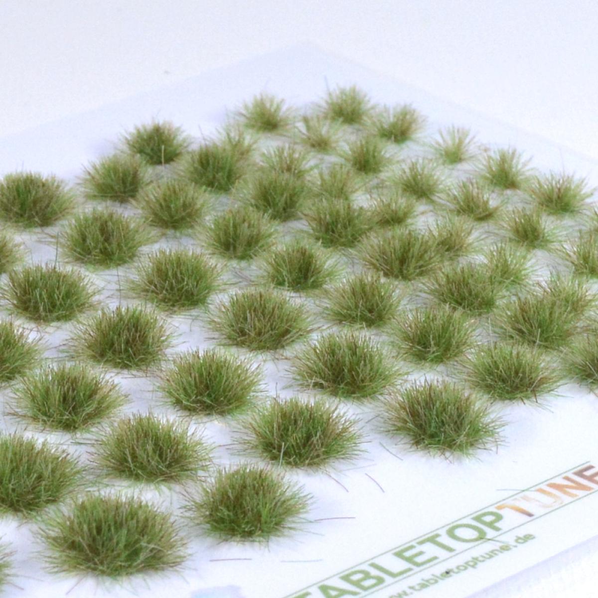 Wildgras Wiesenrand 6 mm – handgefertigte Grasbüschel für Diorama, Tabletop und Modelleisenbahn