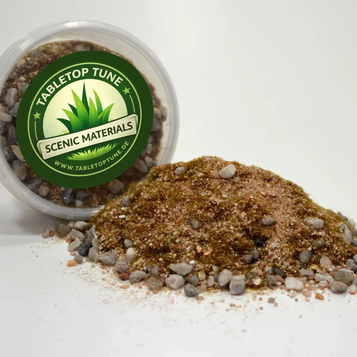 Bodengestaltung Materialien – Erdton Mix - realistischer Untergrund für Diorama, Tabletop und Modelleisenbahn