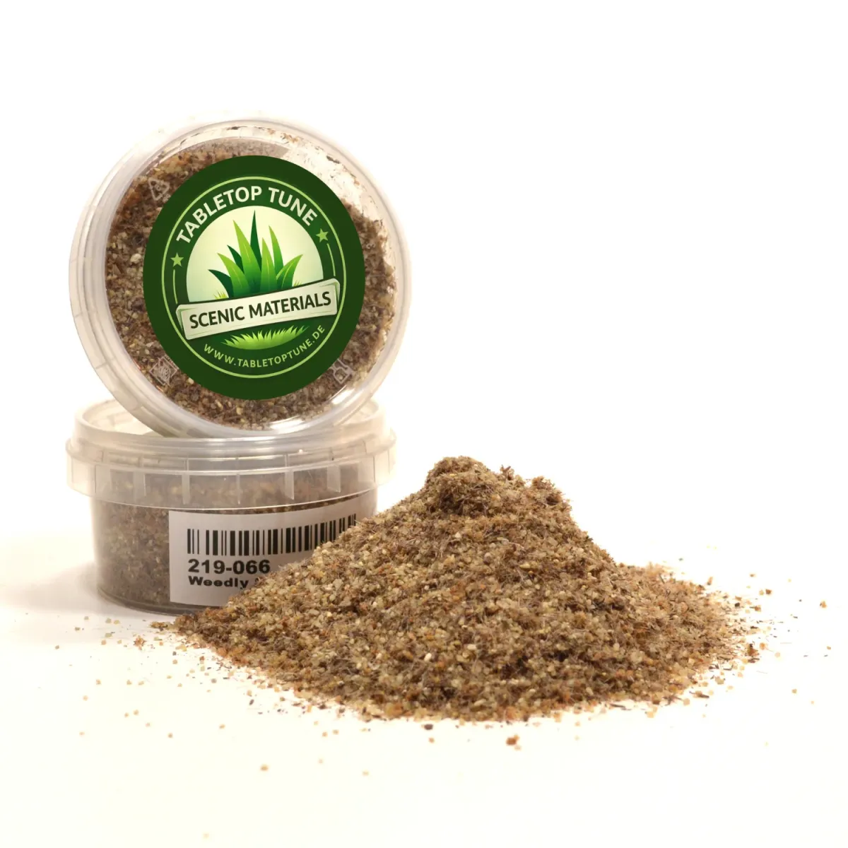 Bodengestaltung Materialien – Erdflock - realistischer Untergrund für Diorama, Tabletop und Modelleisenbahn