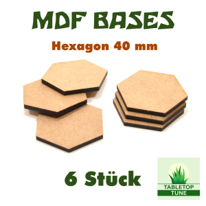 BASES - HEXAGON 40 mm